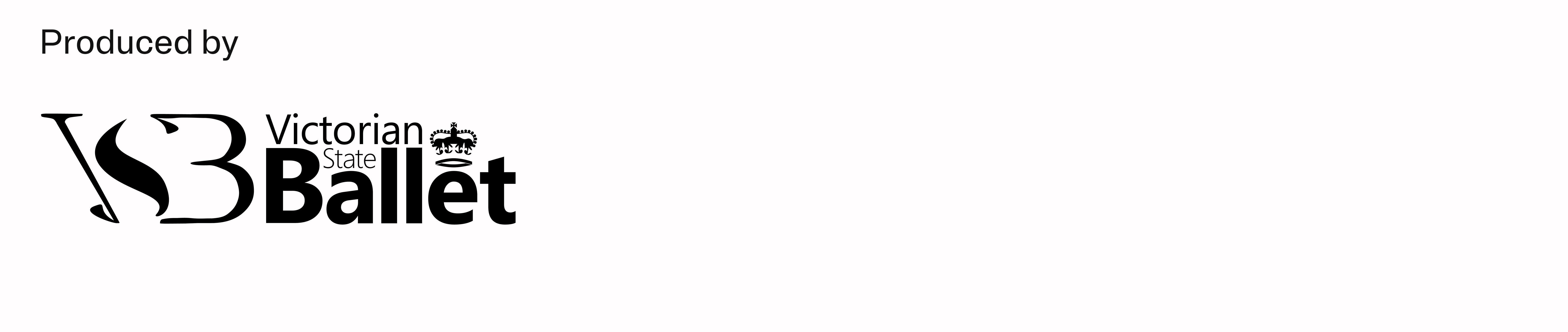 A black and white text based logo