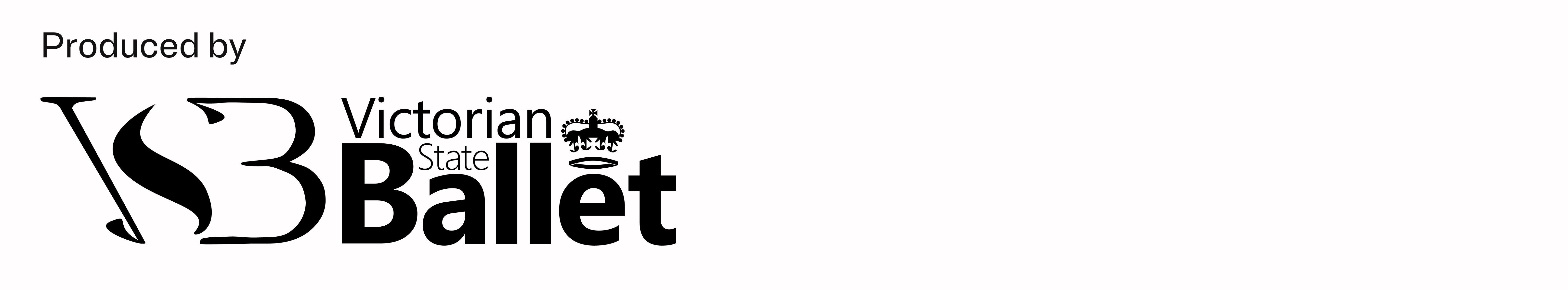 A black and white text based logo