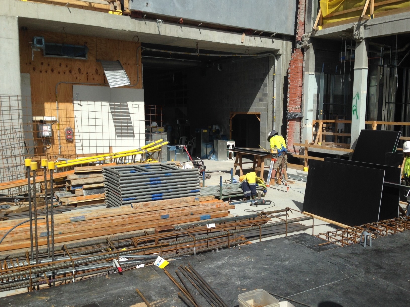 Working Theatre - the new loading dock (March 2019)