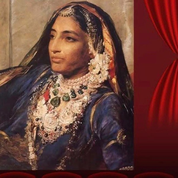A ppainted image of Maharani Jindan - The last queen of Punjab