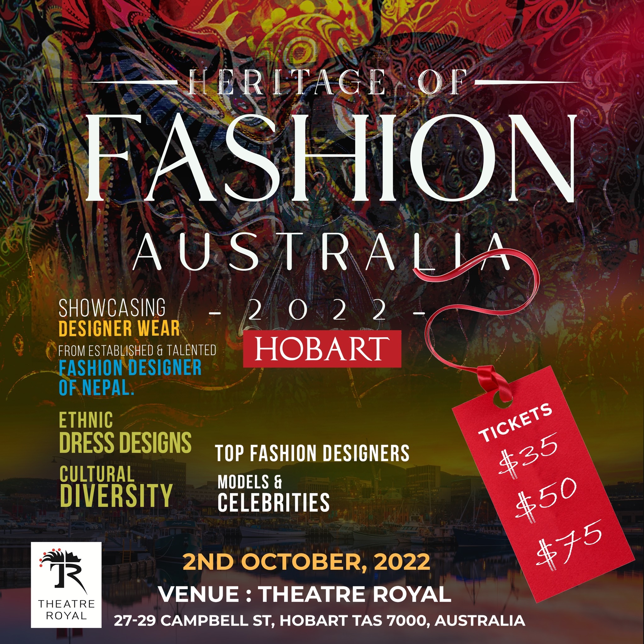 Theatre Royal - Heritage of Fashion - Special Event - Hobart