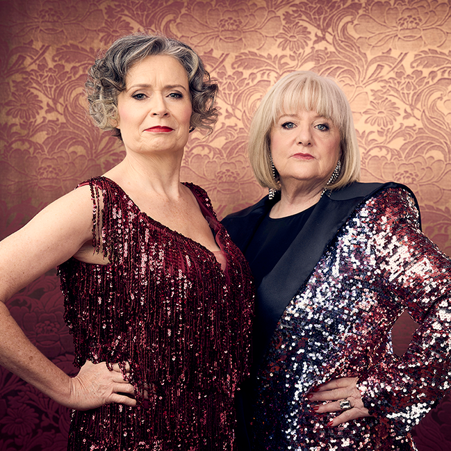 Judith Lucy and Denise Scott