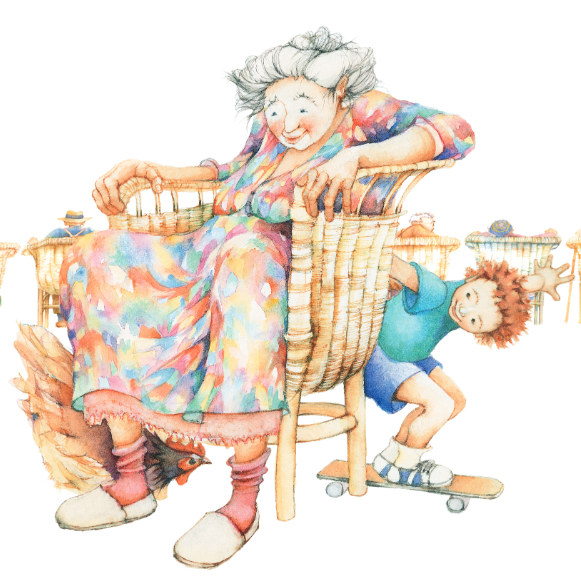 Illustration © Julie Vivas Wilfrid Gordon MCDonald Partridge