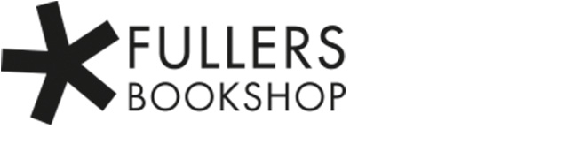 Fullers Bookshop logo A black and white text based logo
