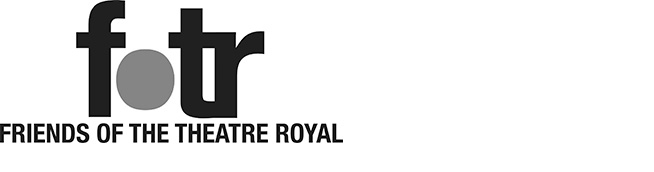 Friends of the Theatre Royal logo A black and white text based logo