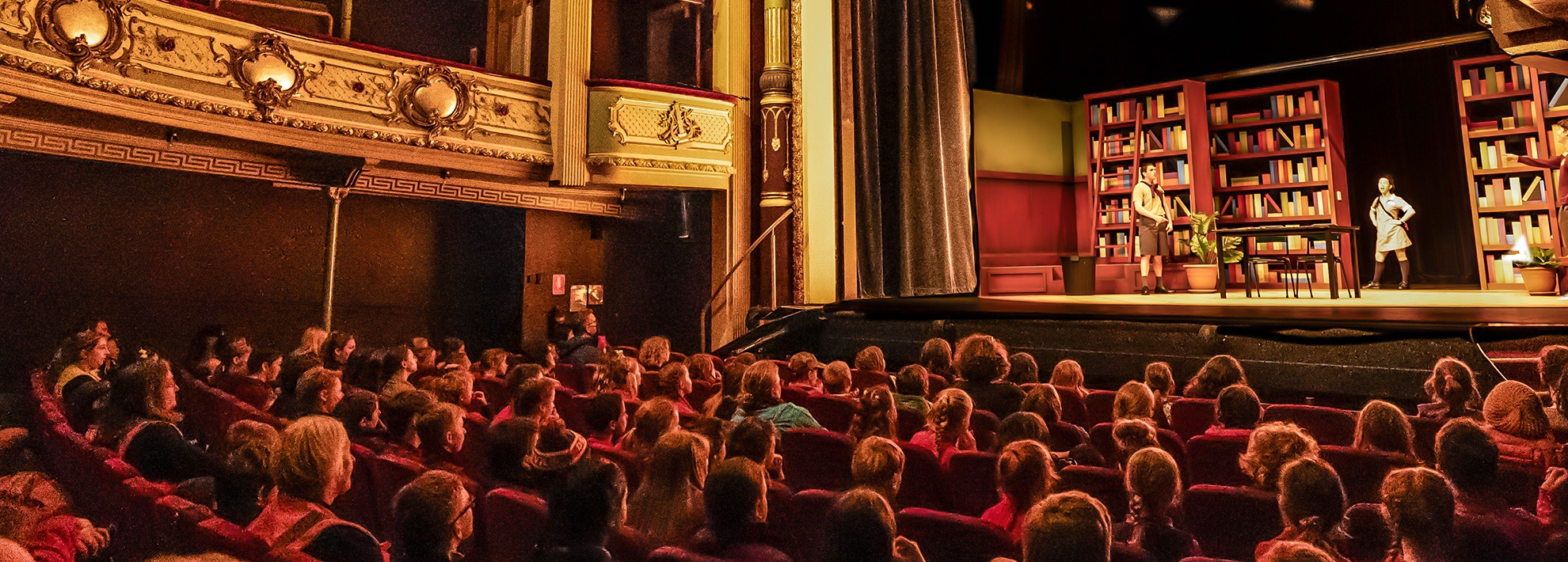 The Theatre Royal audience watching a show Image by Jillian Mundy
